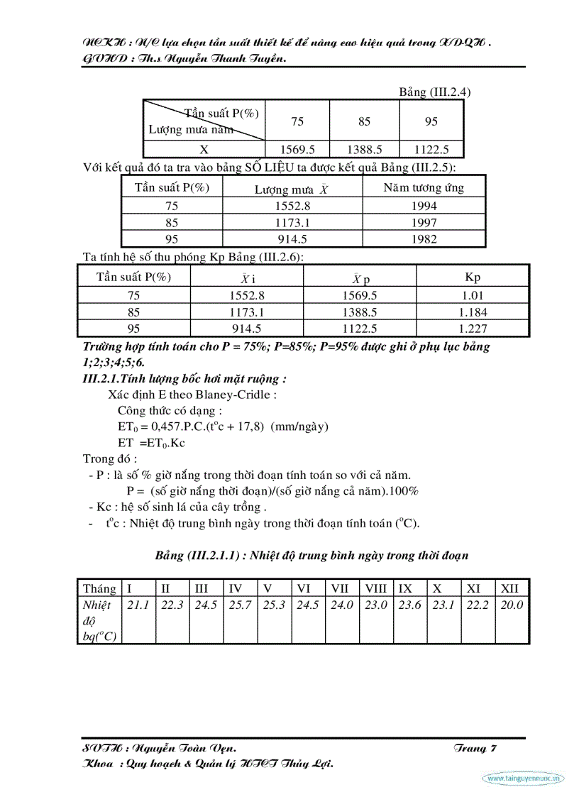 image for page Nghiên cứu lựa chọn tần suất thiết kế để nâng cao hiệu quả trong xây dựng quy hoạch các công trình thủy lợi