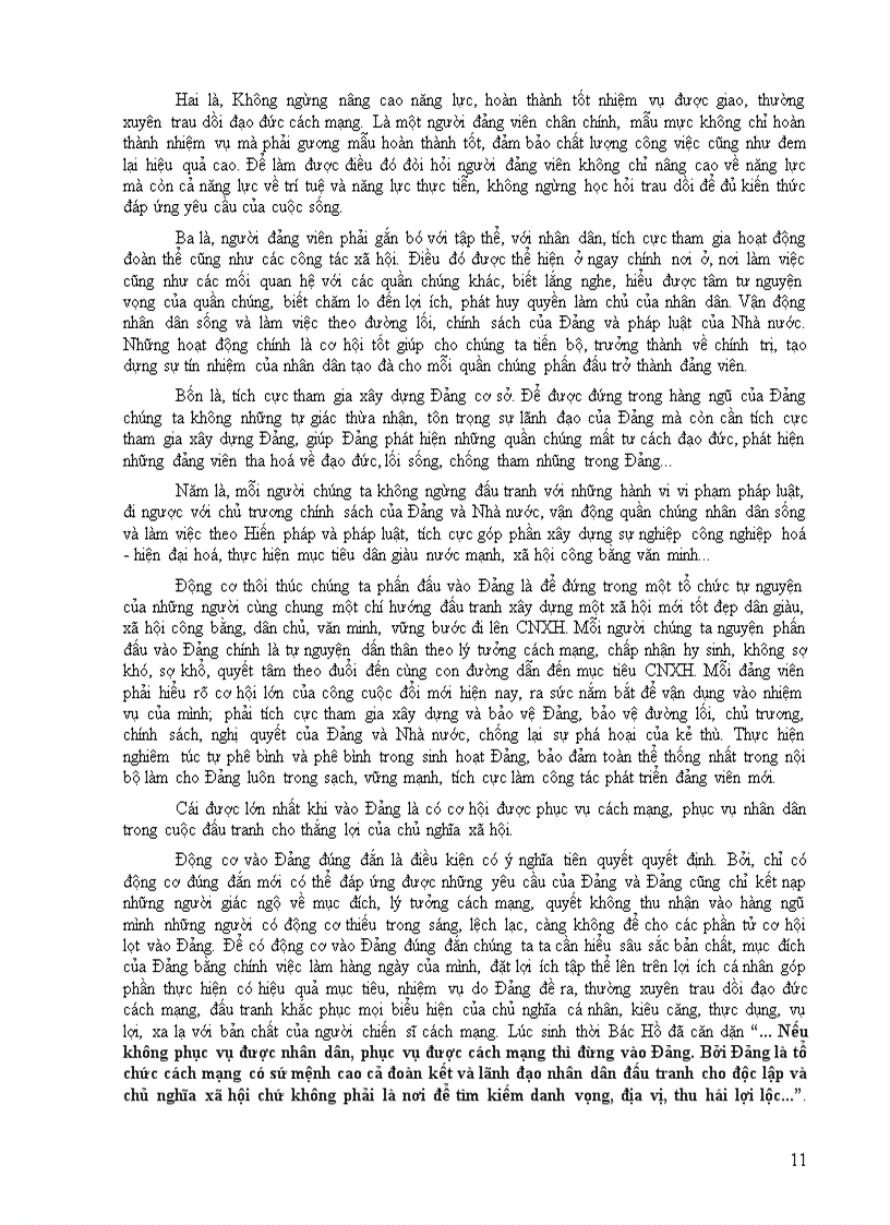 image for page Hướng dẫn giải đáp câu hỏi thảo luận Lớp nhận thức đảng