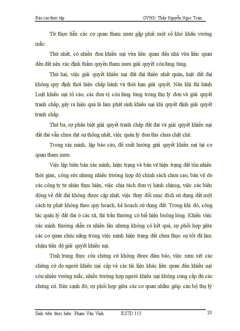 image for page Công tác giải quyết khiếu nại trong lĩnh vực đất đai tại huyện eah leo tỉnh đăk lăk thực trạng và giải pháp