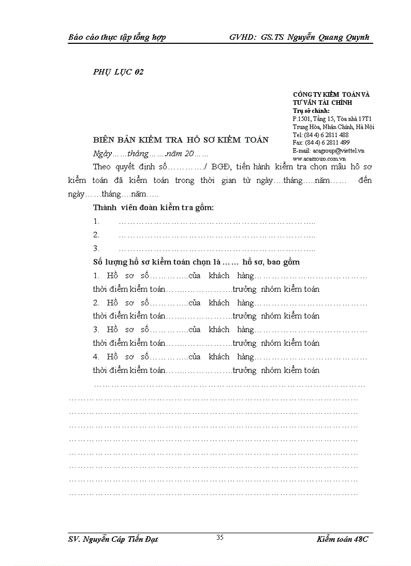 image for page Nhận xét và các giải pháp hoàn thiện hoạt động kiểm toán của Công ty Kiểm toán và Tư vấn Tài chính IFC ACA Group