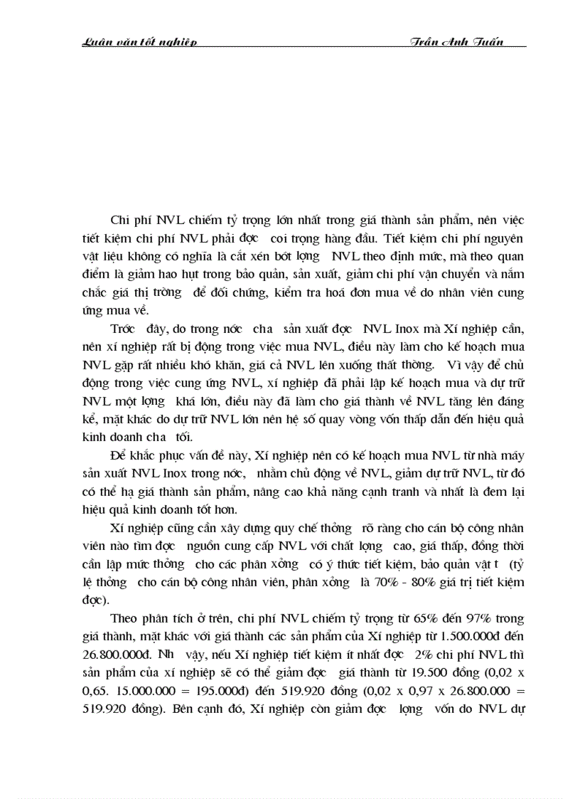 image for page Phương hướng và biện pháp quản lý chi phí và giá thành sản phẩm