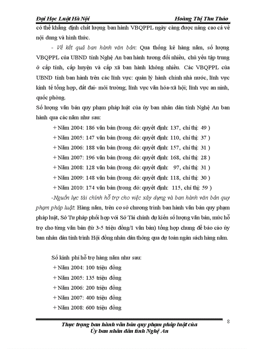 image for page Thực trạng ban hành văn bản quy phạm pháp luật của uỷ ban nhân dân tỉnh Nghệ an