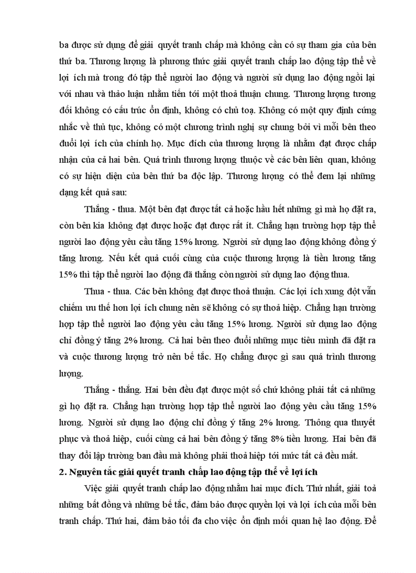 image for page Tranh chấp và giải quyết tranh chấp lao động tập thể về lợi ích