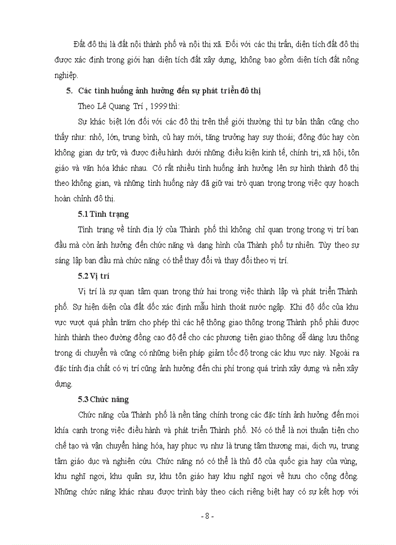 image for page Đánh giá sự phát triển trong công tác quản lý quy hoạch đô thị ở thành phố Cà Mau trong những năm gần đây