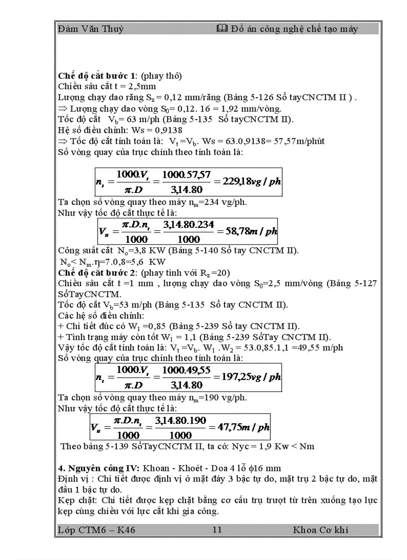 image for page Thiết kế quy trình chế tạo chi tiết gối đỡ