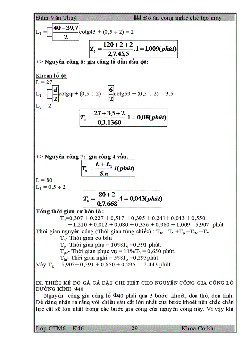 image for page Thiết kế quy trình chế tạo chi tiết gối đỡ