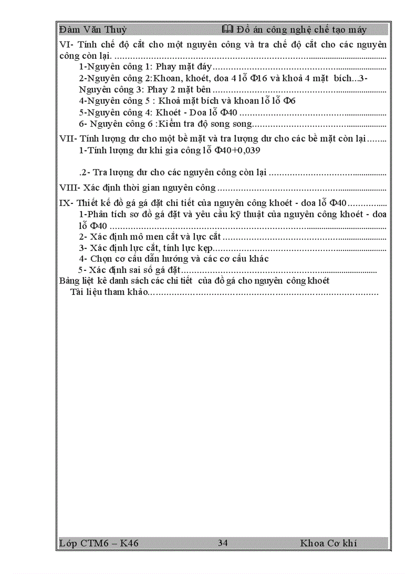 image for page Thiết kế quy trình chế tạo chi tiết gối đỡ