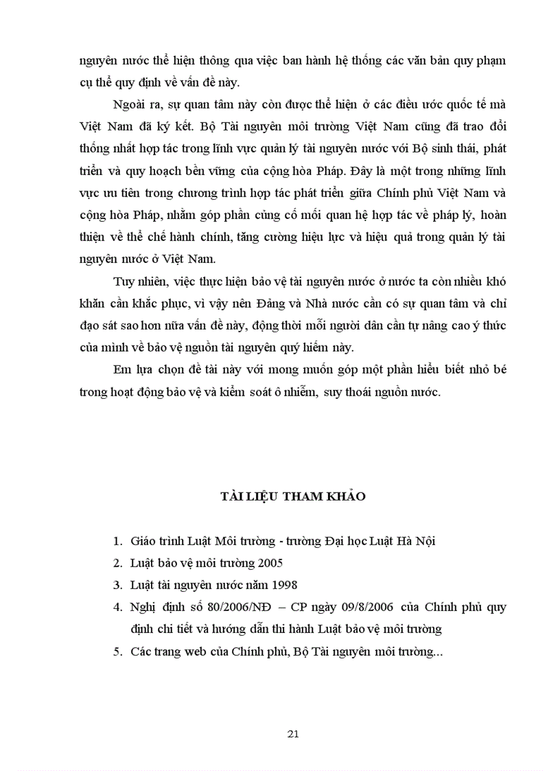 image for page Bảo vệ tài nguyên nước kiểm soát ô nhiễm và suy thoái tài nguyên nước bằng pháp luật