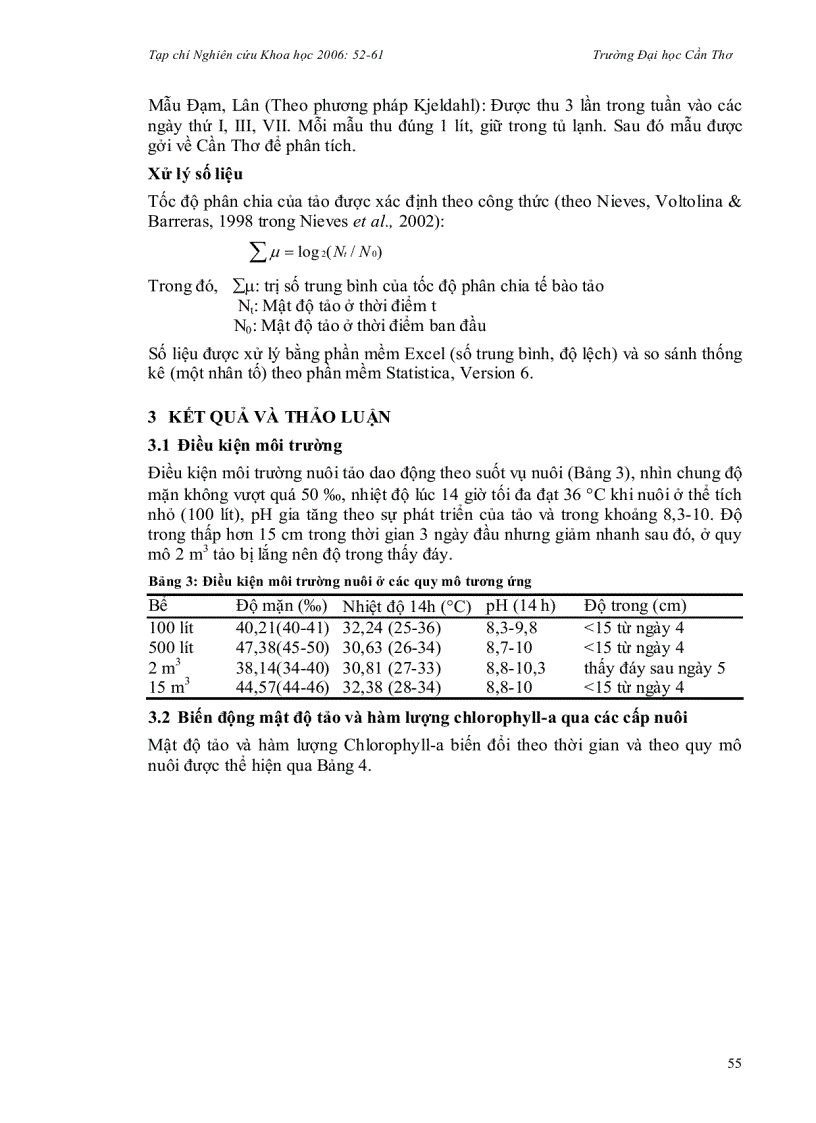 image for page Nuôi tảo Chaetoceros sp làm nguồn thức ăn cho hệ thống ao nuôi artemia