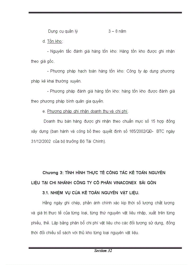 image for page Kế toán nguyên liệu vật liệu tại Chi nhánh Công ty Cổ phần VINACONEX Sài Gòn