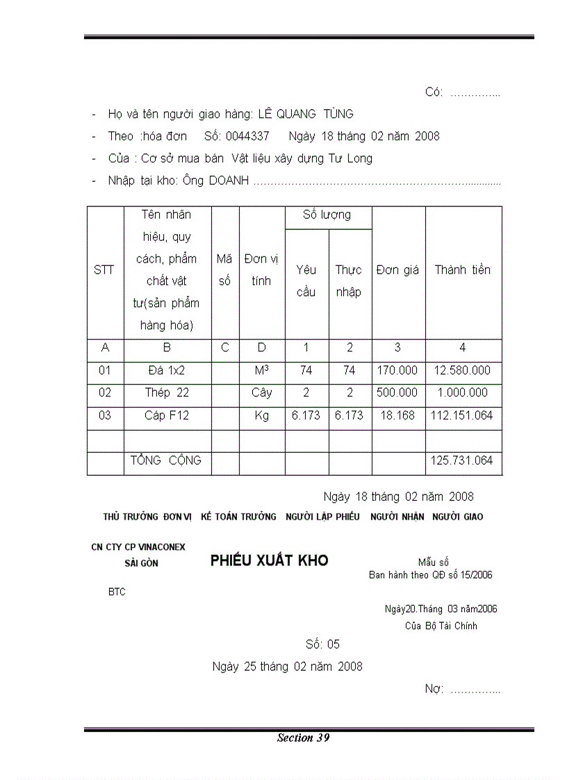 image for page Kế toán nguyên liệu vật liệu tại Chi nhánh Công ty Cổ phần VINACONEX Sài Gòn