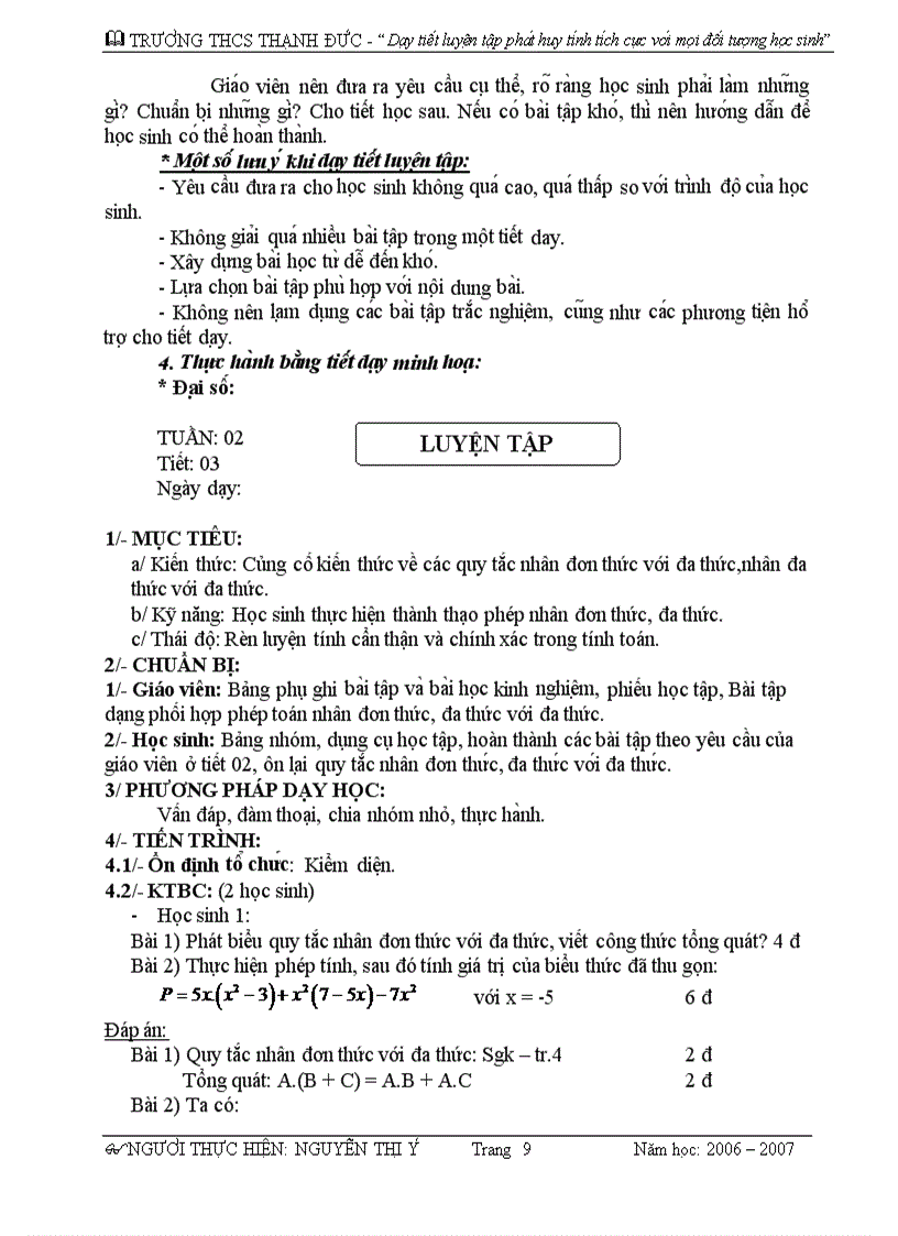 image for page Da y tiê t luyê n tâ p pha t huy ti nh ti ch cư c vơ i mo i đô i tươ ng ho c sinh môn toa n 8