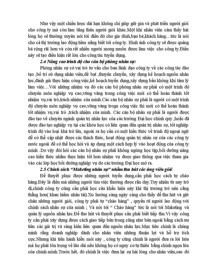 image for page Báo cáo tốt nghiệp Thực trạng công tác tuyển dụng nhân lực tại Công ty cổ phần đầu tư và vật liệu PVV