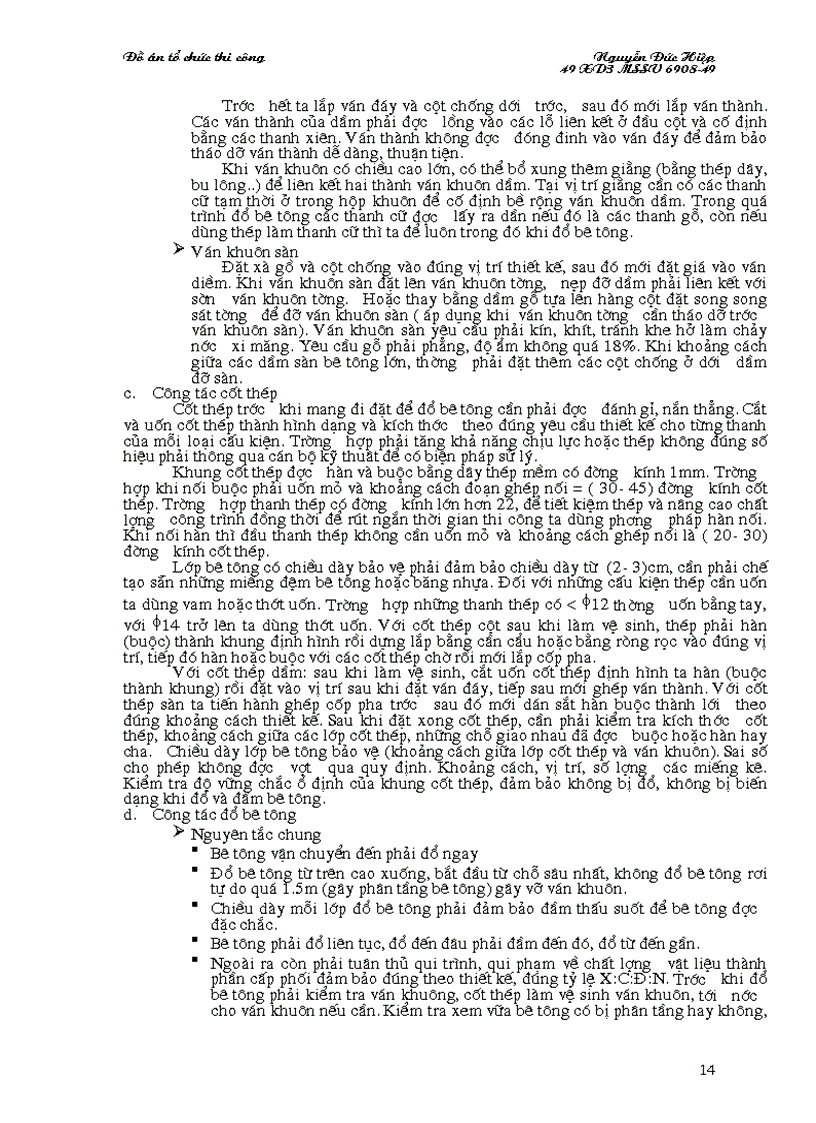 image for page Đồ án tổ chức thi công Bản vẽ