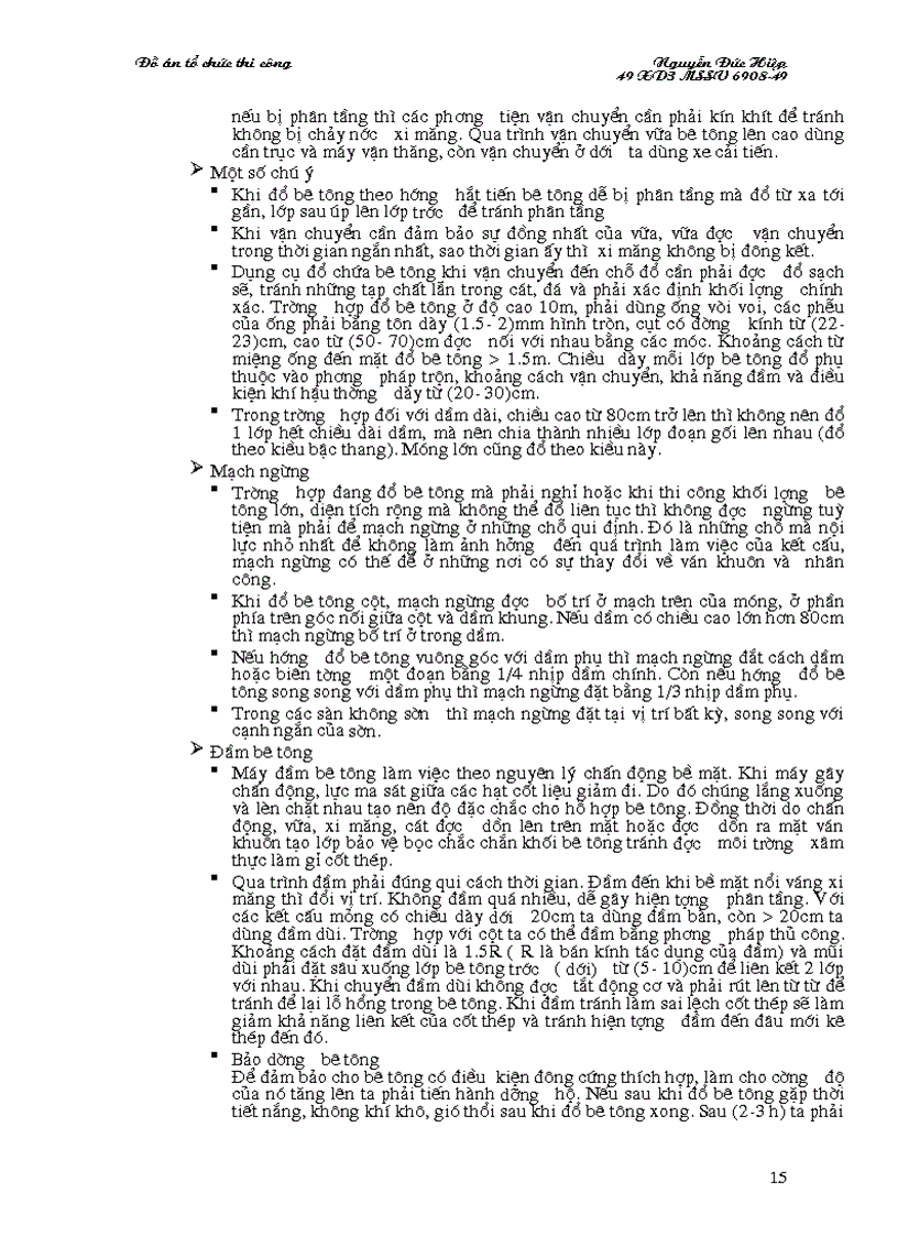 image for page Đồ án tổ chức thi công Bản vẽ