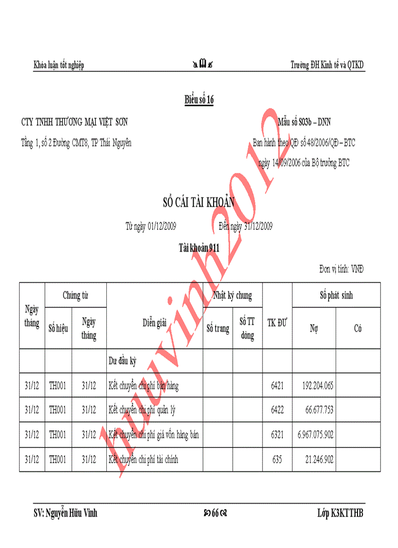 image for page Kế toán tiêu thụ và xác định kết quả kinh doanh tại Công ty TNHH Thương Mại Việt Sơn