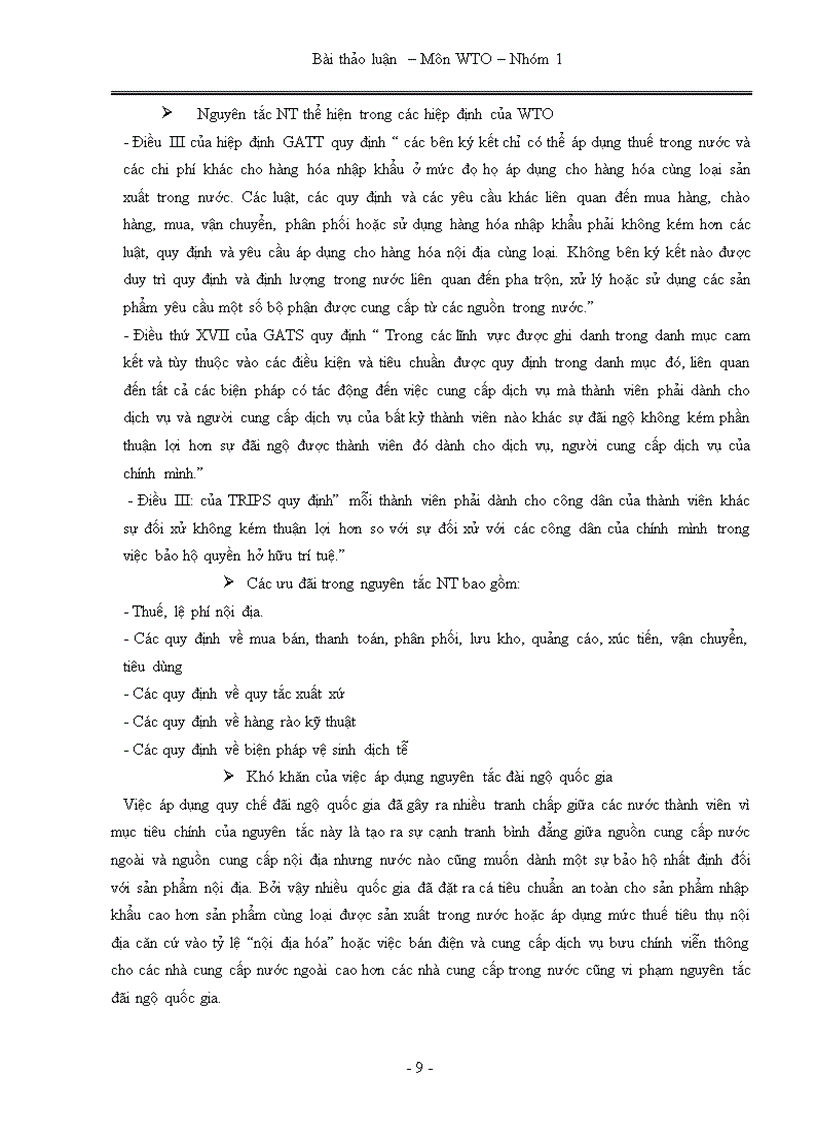 image for page Phân tích nguyên tắc thương mại không phân biệt đối xử những thận lợi và khó khăn khi thực hiện nguyên tắc này