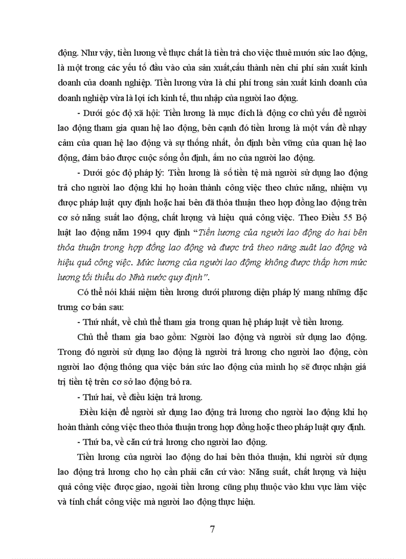 image for page Chế độ pháp lý về tiền lương trong các doanh nghiệp và thực tiễn áp dụng tại tỉnh Thừa Thiên Huế