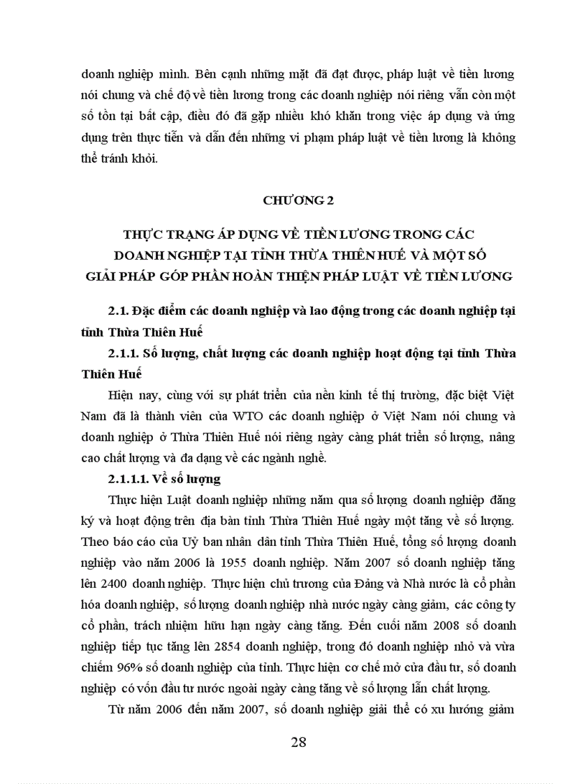 image for page Chế độ pháp lý về tiền lương trong các doanh nghiệp và thực tiễn áp dụng tại tỉnh Thừa Thiên Huế