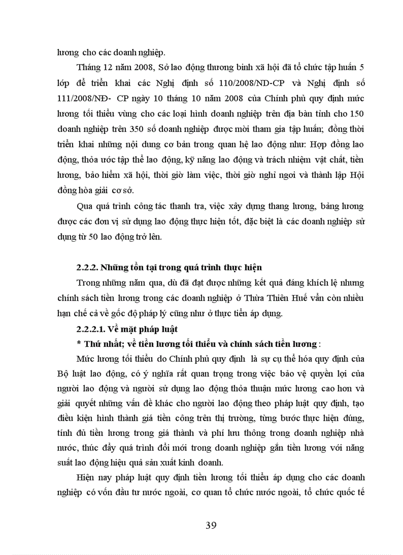 image for page Chế độ pháp lý về tiền lương trong các doanh nghiệp và thực tiễn áp dụng tại tỉnh Thừa Thiên Huế