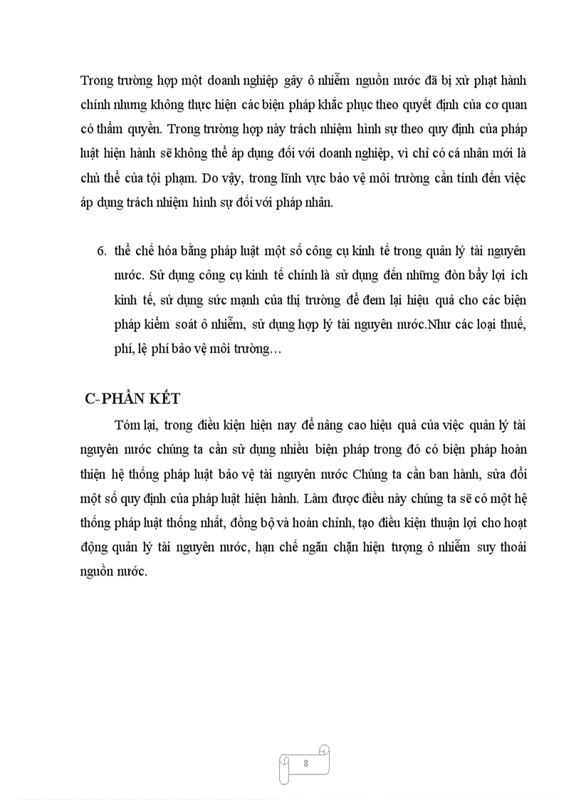 image for page Pháp luật về tài nguyên nước ở Việt Nam thực trạng và giải pháp hoàn thiện