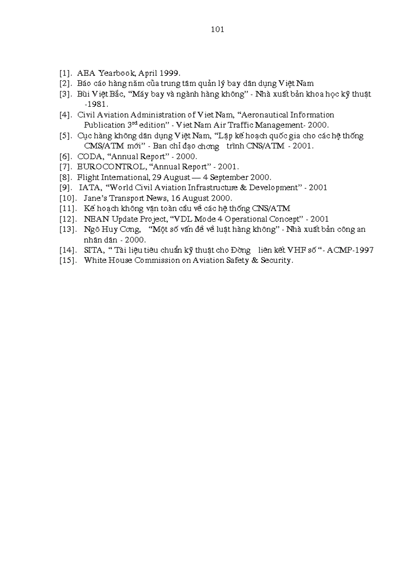 image for page Ứng dụng của vhf data link mode 4 trong môi trường cns atm