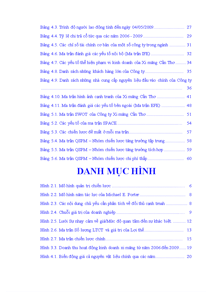 image for page Xây dựng chiến lược kinh doanh cho lĩnh vực xi măng của Công ty Cổ phần Xi măng Cần Thơ giai đoạn 2010 2015