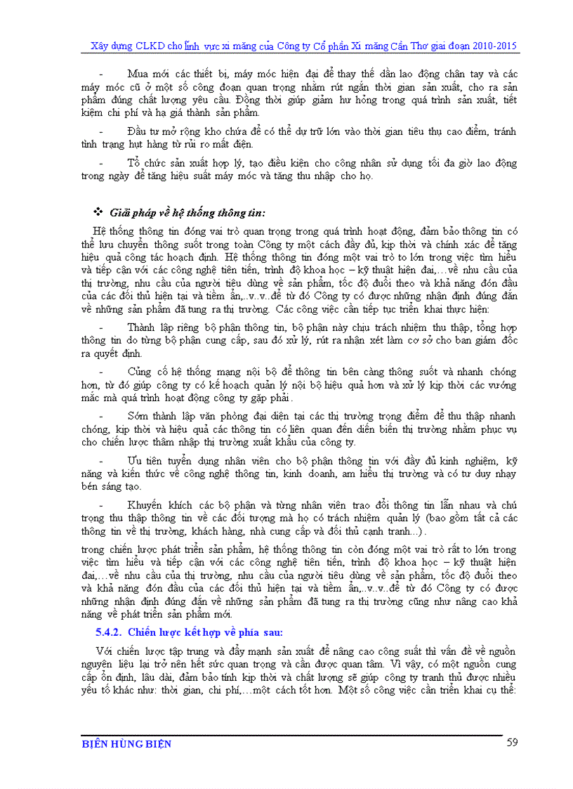 image for page Xây dựng chiến lược kinh doanh cho lĩnh vực xi măng của Công ty Cổ phần Xi măng Cần Thơ giai đoạn 2010 2015