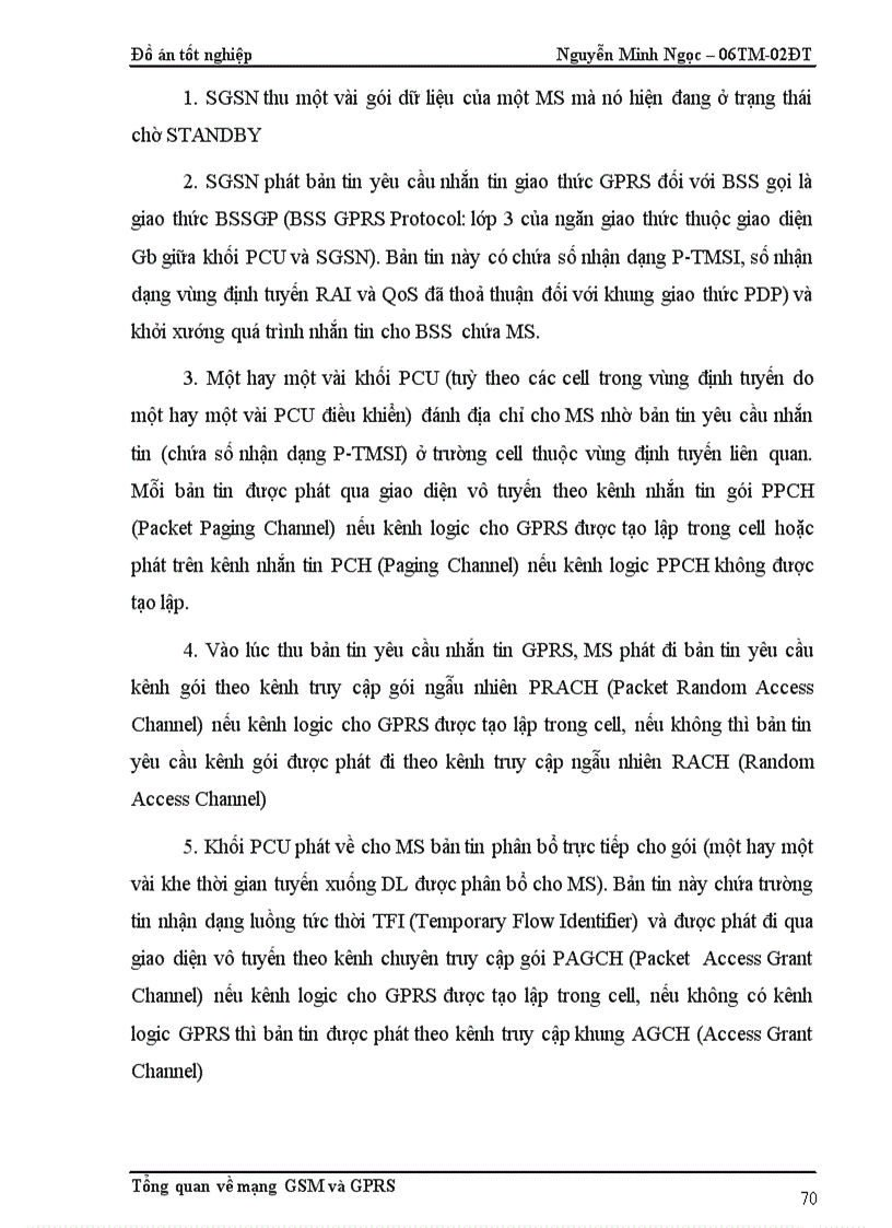 image for page Tổng quan về mạng thông tin di động GSM GPRS