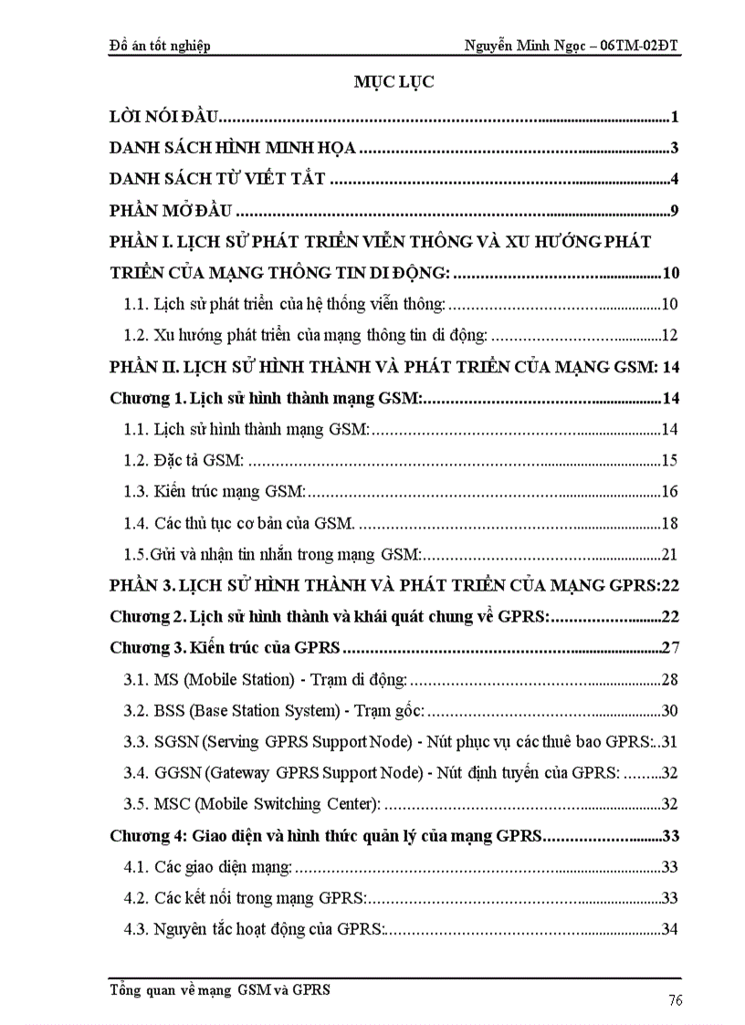 image for page Tổng quan về mạng thông tin di động GSM GPRS