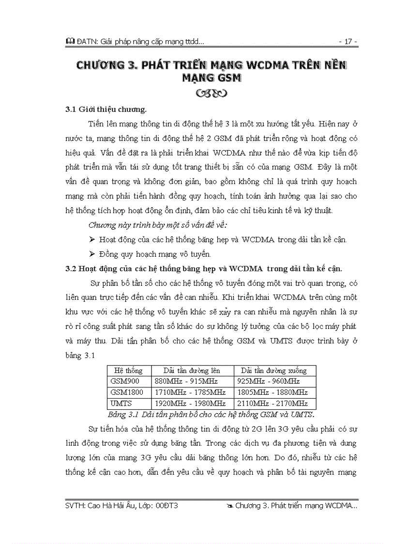 image for page Giải pháp nâng cấp mạng thông tin di động GSM theo công nghệ WCDMA