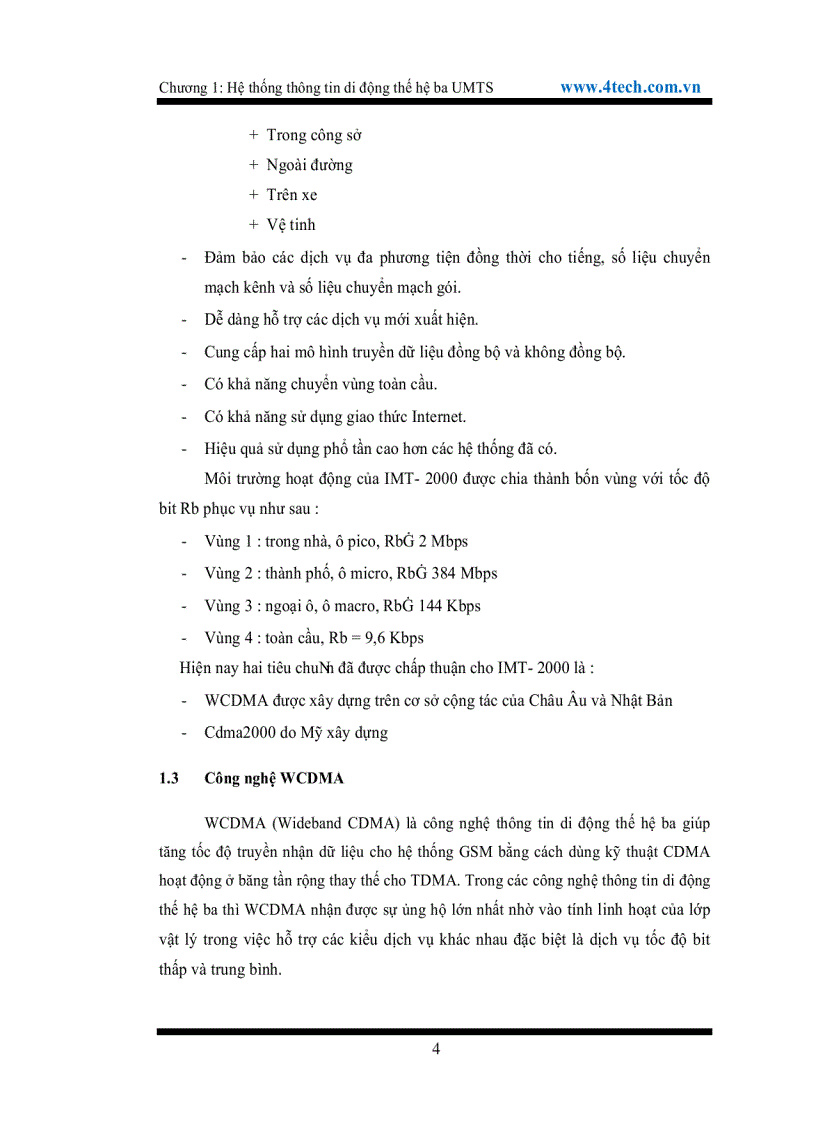 image for page Hệ thống thông tin di động thế hệ thứ 3 UMTS
