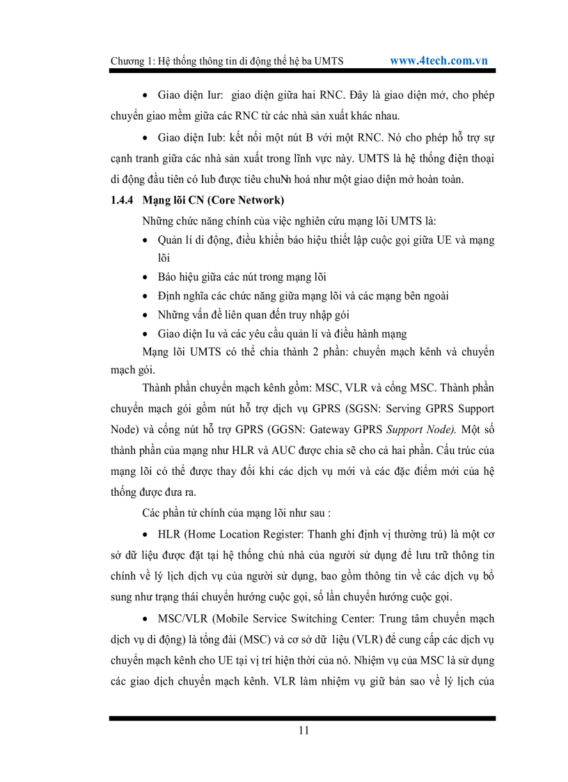 image for page Hệ thống thông tin di động thế hệ thứ 3 UMTS