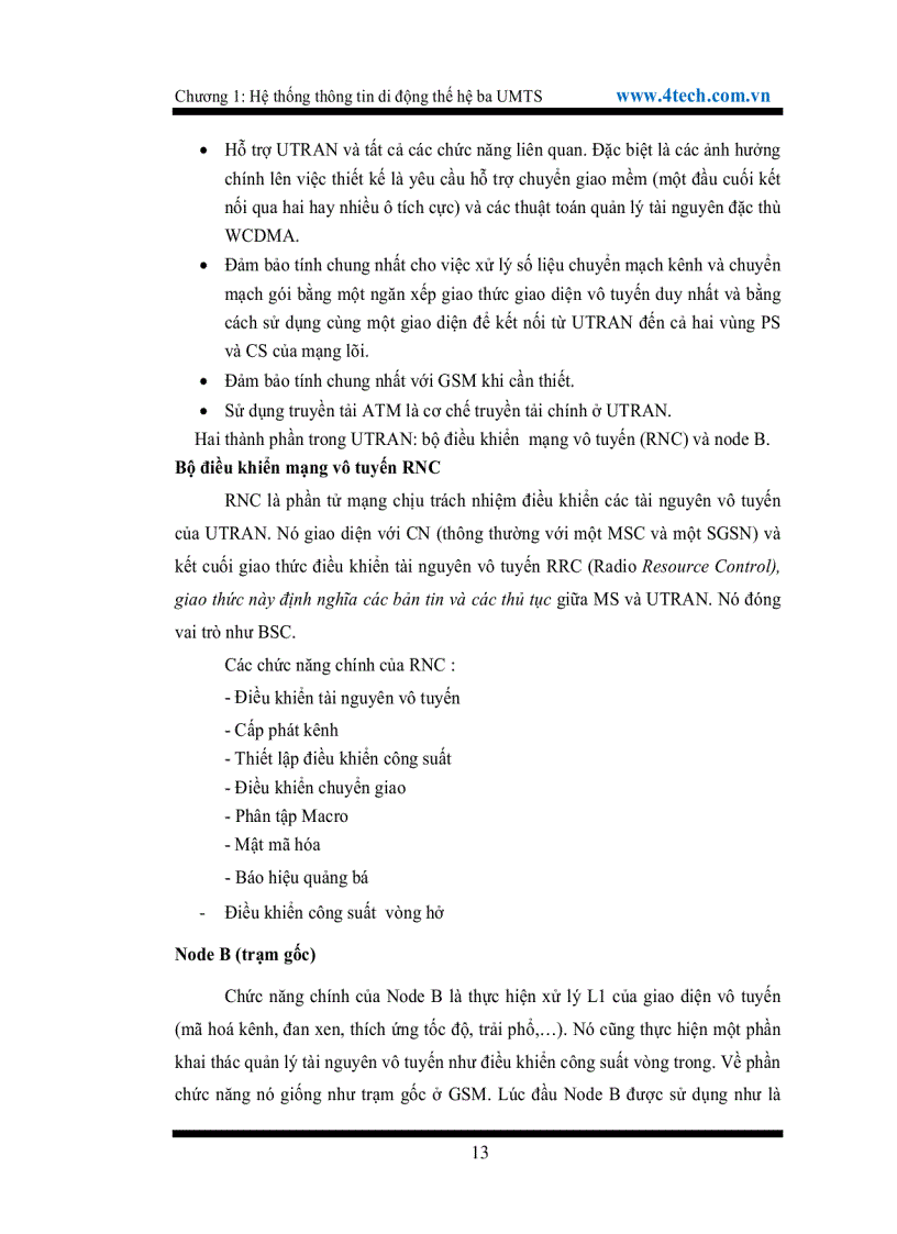 image for page Hệ thống thông tin di động thế hệ thứ 3 UMTS