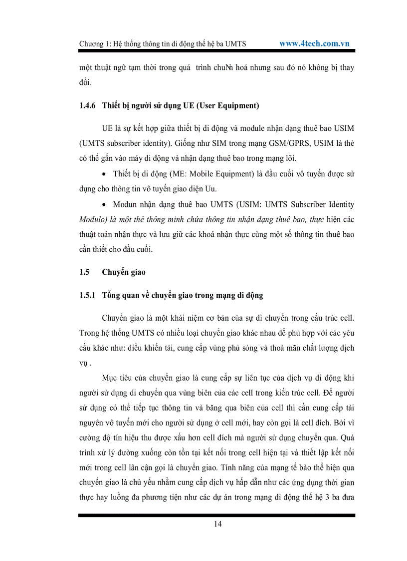 image for page Hệ thống thông tin di động thế hệ thứ 3 UMTS