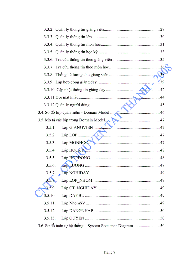 image for page Luận văn Xây dựng chương trình quản lý thông tin giảng viên khoa CNTT