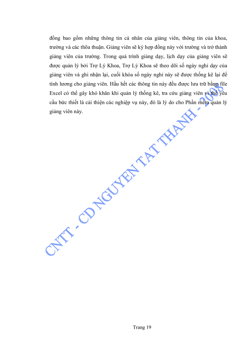 image for page Luận văn Xây dựng chương trình quản lý thông tin giảng viên khoa CNTT