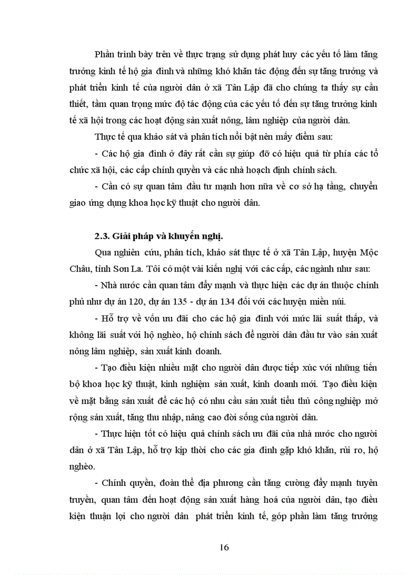 image for page Những yếu tố tác động làm tăng trưởng kinh tế hộ gia đình tại xã Tân Lập huyện Mộc Châu tỉnh Sơn La hiện nay