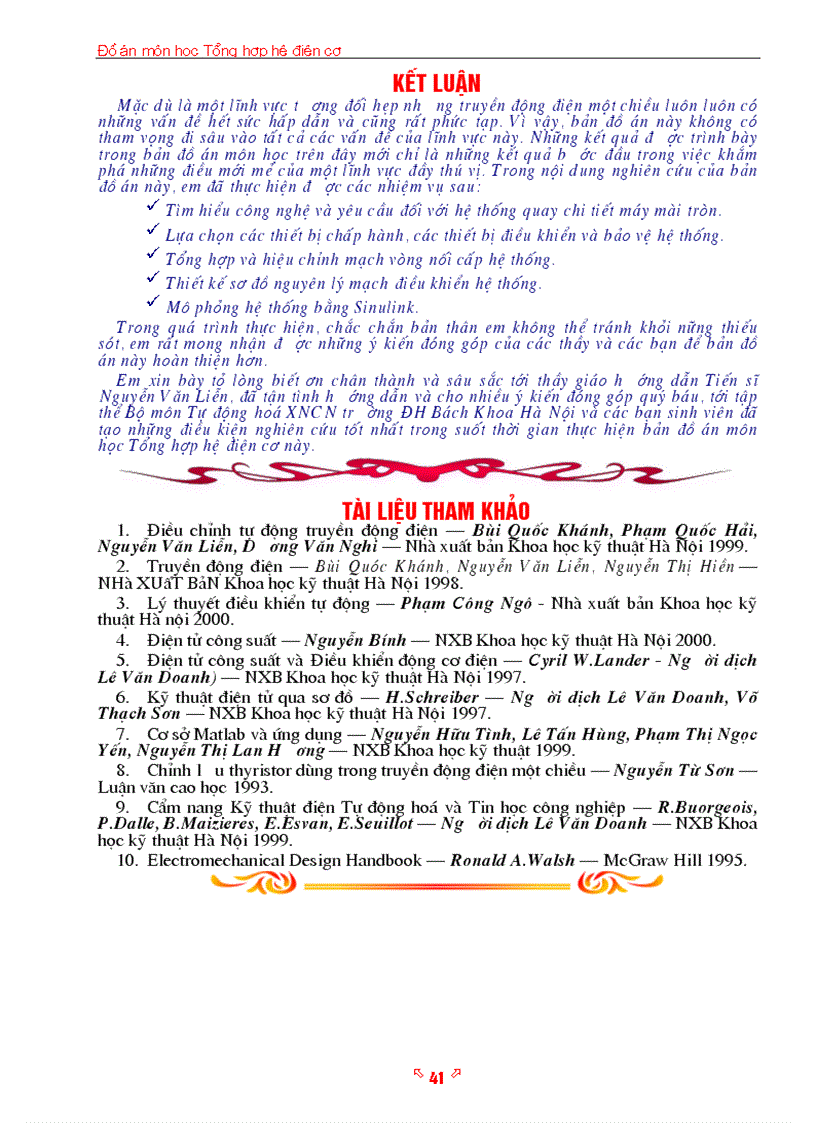 image for page Thiết kế hệ truyền động cho máy mài tròn