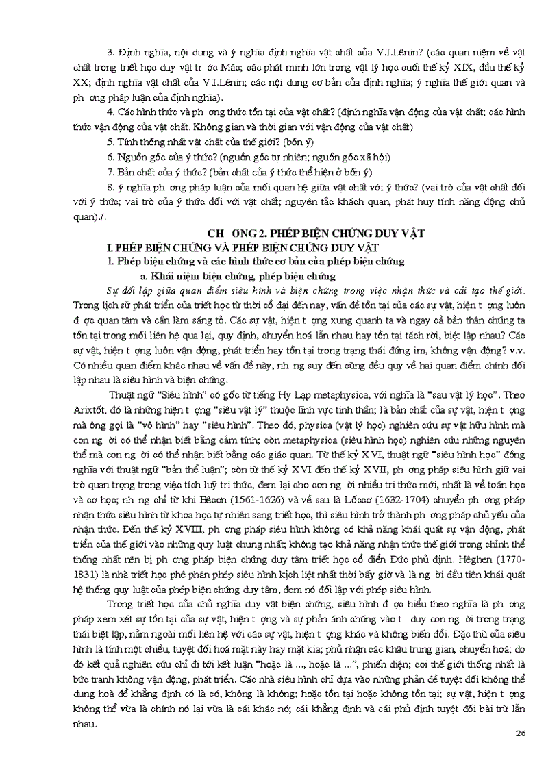 image for page Bài giảng Những nguyên lý cơ bản của Chủ nghĩa Mác Lênin