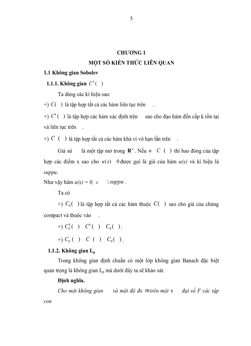image for page Nghiên cứu tính đặt đúng của bài toán Cauchy Dirichlet đối với phương trình parabolic cấp hai