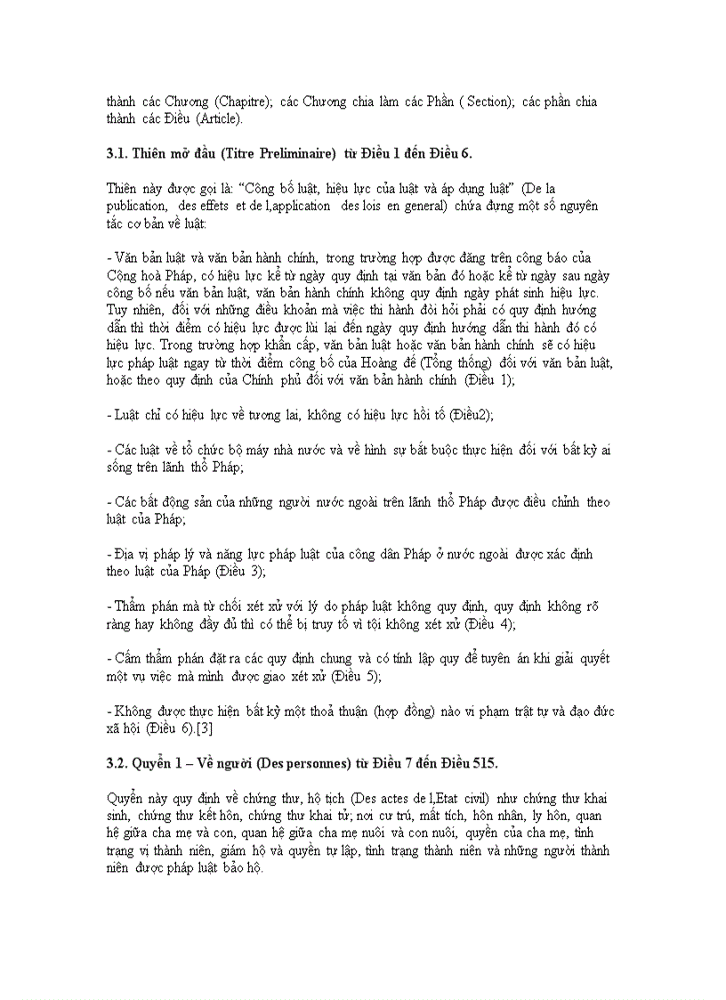 Tính hợp lý của văn bản qui phạm pháp luật qua bộ luật napoleon 1804