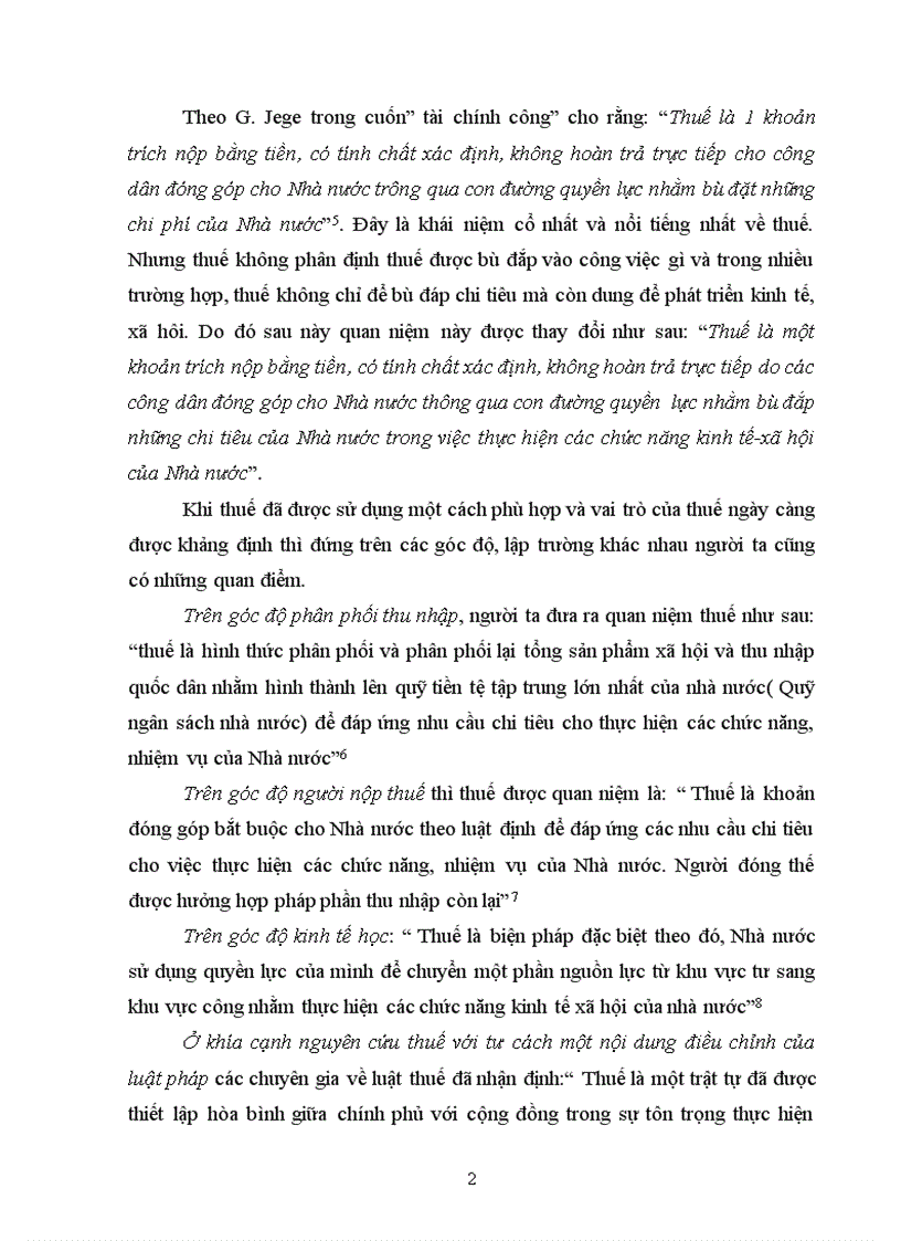 image for page Thuế là gì Nêu các quan niệm về thuế