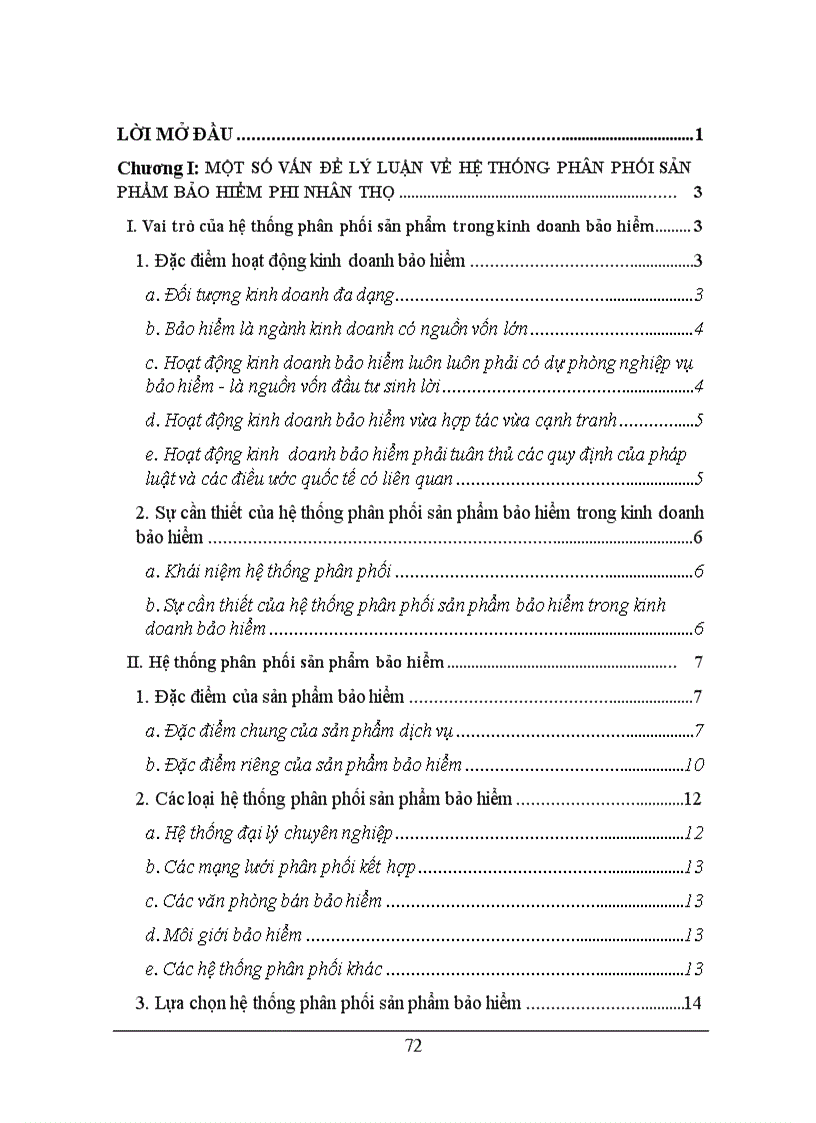 image for page Thực trạng phân phối sản phẩm bảo hiểm phi nhân thọ của Bảo Việt HN qua hệ thống đại lý môi giới bảo hiểm