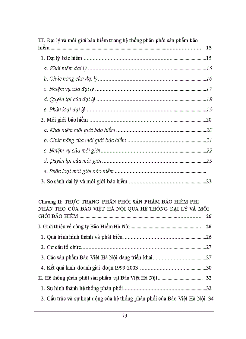 image for page Thực trạng phân phối sản phẩm bảo hiểm phi nhân thọ của Bảo Việt HN qua hệ thống đại lý môi giới bảo hiểm