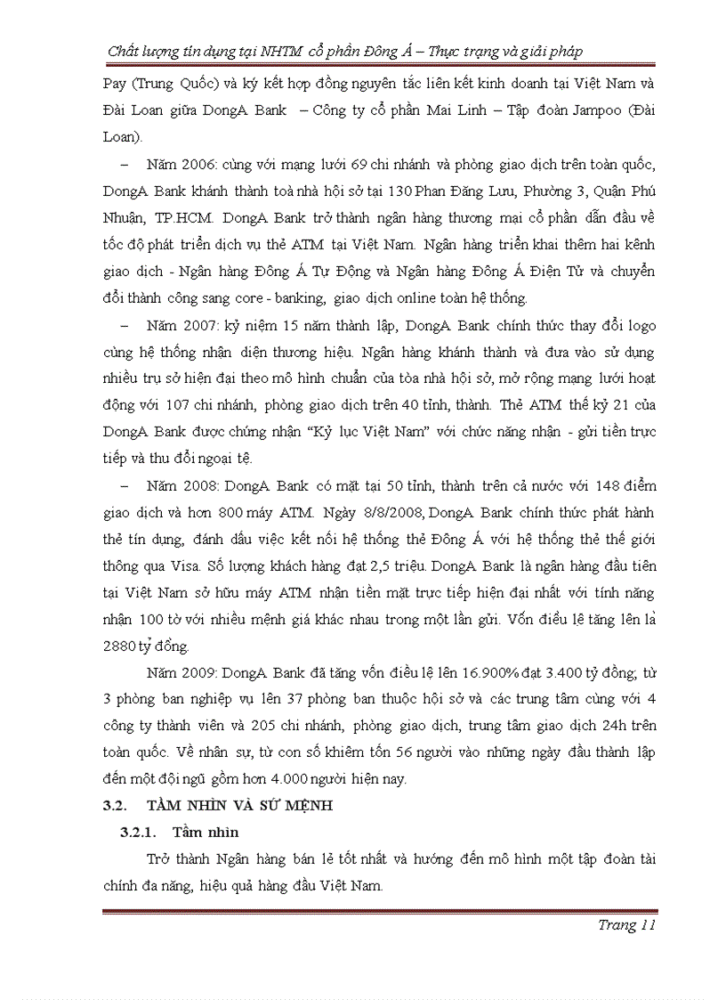 image for page Chất lượng tín dụng tại ngân hàng cổ phần Đông Á Thực trạng và giải pháp