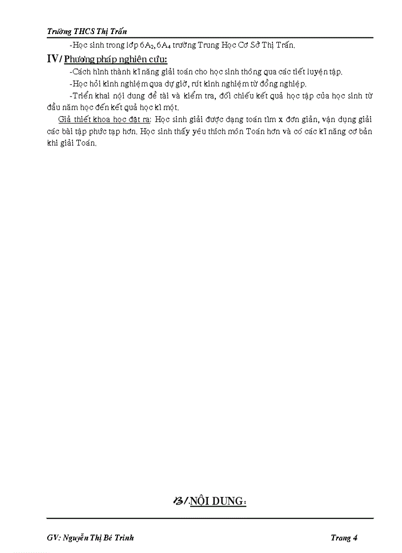 image for page HƯỚNG DẪN HỌC SINH GIẢI DẠNG TOÁN TÌM x