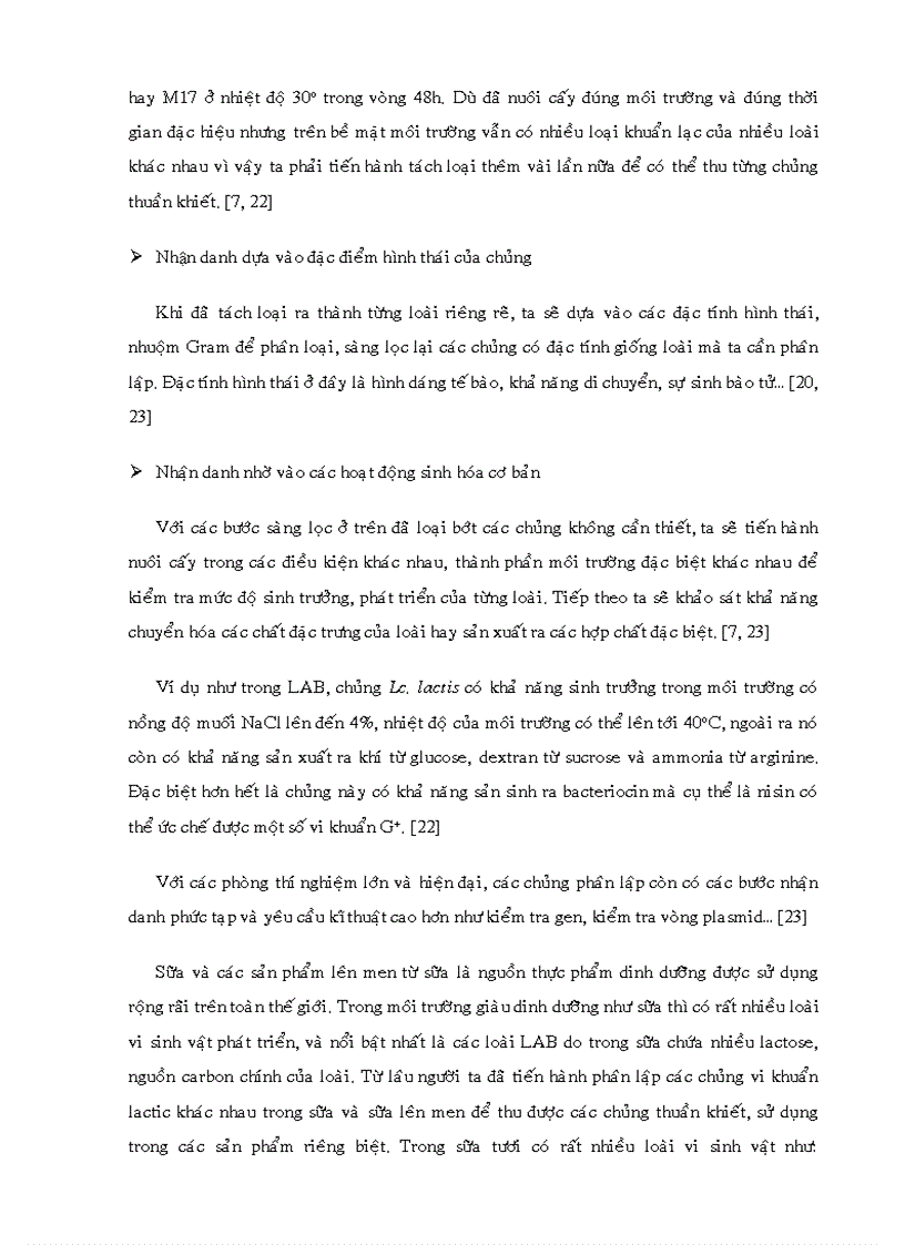 image for page Phân lập chủng vi khuẩn lactic và khảo sát khả năng sinh tổng hợp bacterioncin