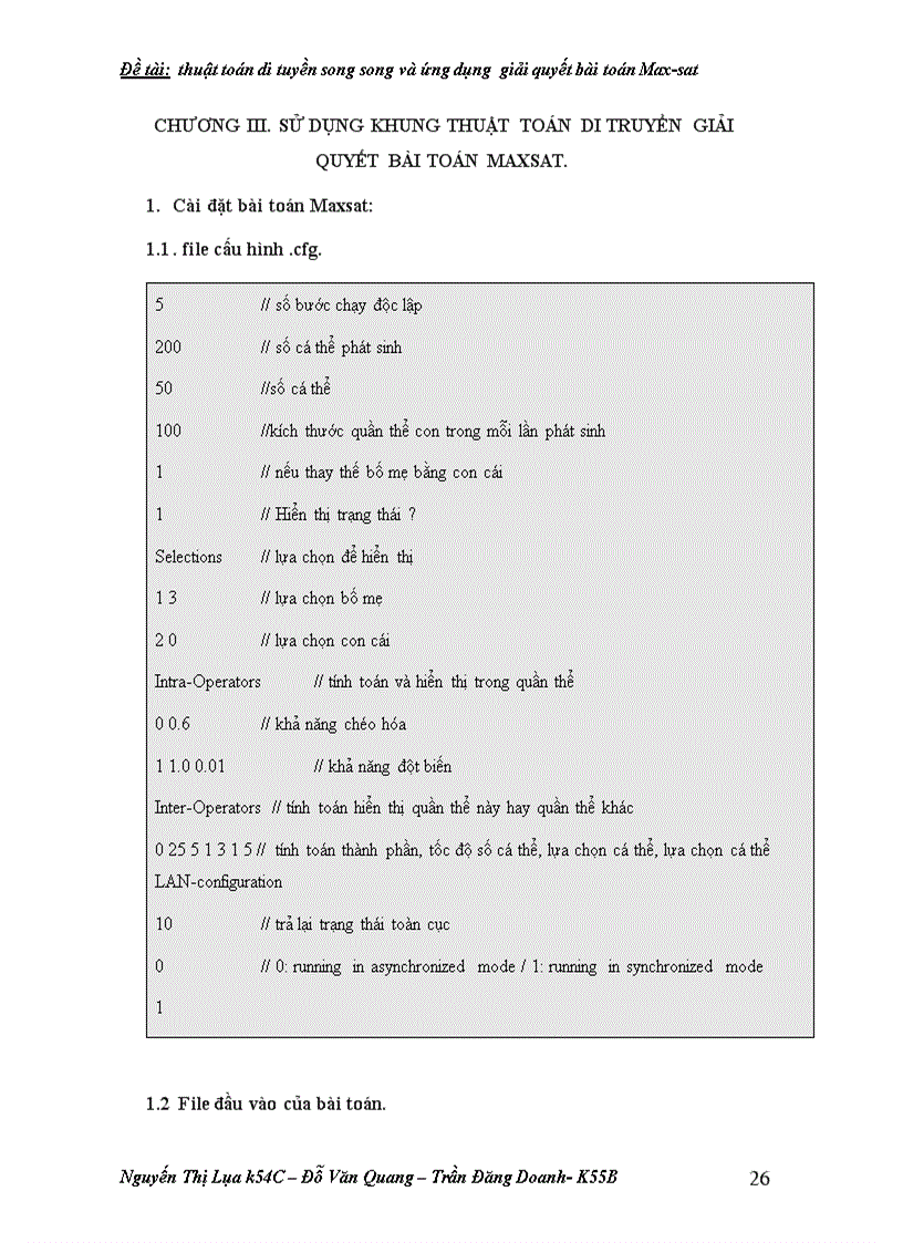 image for page Giải thuật di truyền song song và ứng dụng giải bài toán max sat