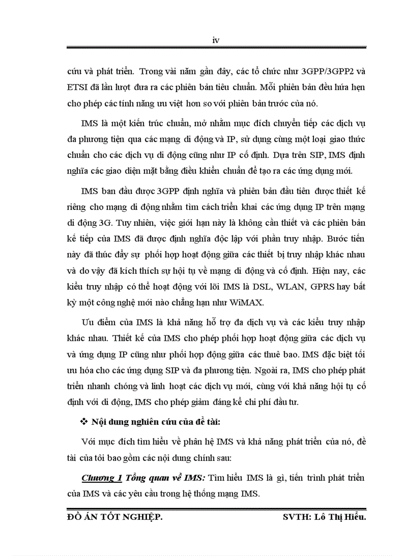 image for page Phân hệ ims trong kiến trúc ngn